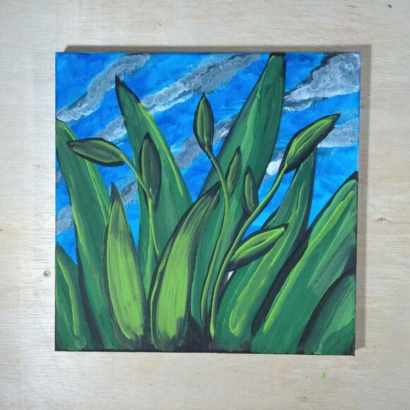 Botanical Series 1 of 2 - Original Painting by Artist Rachael Potter